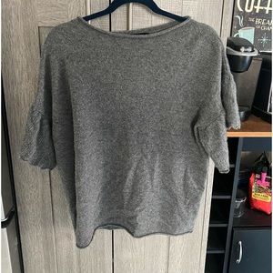 Cashmere Saks Fifth Ave short sleeve sweater